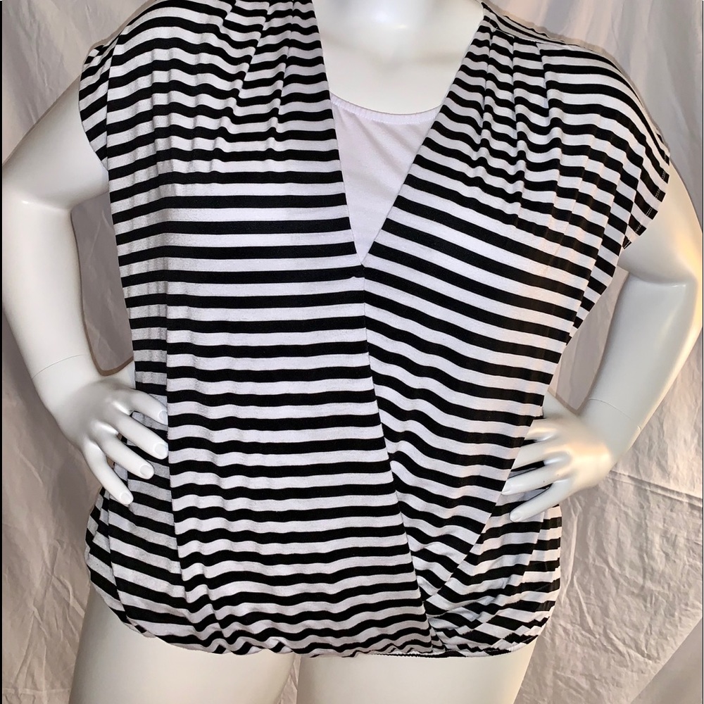 Alli and Rob striped tunic 1X